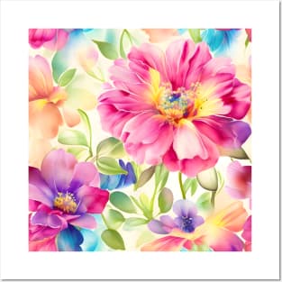 Colorful Floral Nature Posters and Art